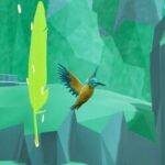 Bird Feather: Aquamarine World