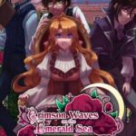 Crimson Waves on the Emerald Sea: Amaranthine Moon