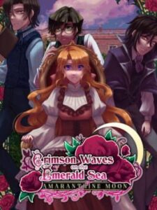 Crimson Waves on the Emerald Sea: Amaranthine Moon