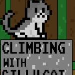 Climbing with Silly Cat