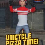 Unicycle Pizza Time!