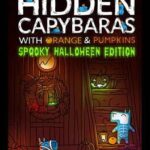 Hidden Capybaras with Orange and Pumpkins: Spooky Halloween Edition
