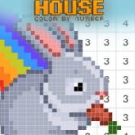 Pixel House: Color by Number