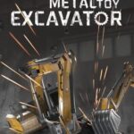 Metal Toy Excavator