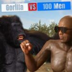 Gorilla Vs 100 Men