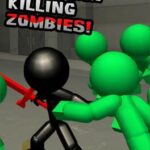 Stickman Killing Zombie