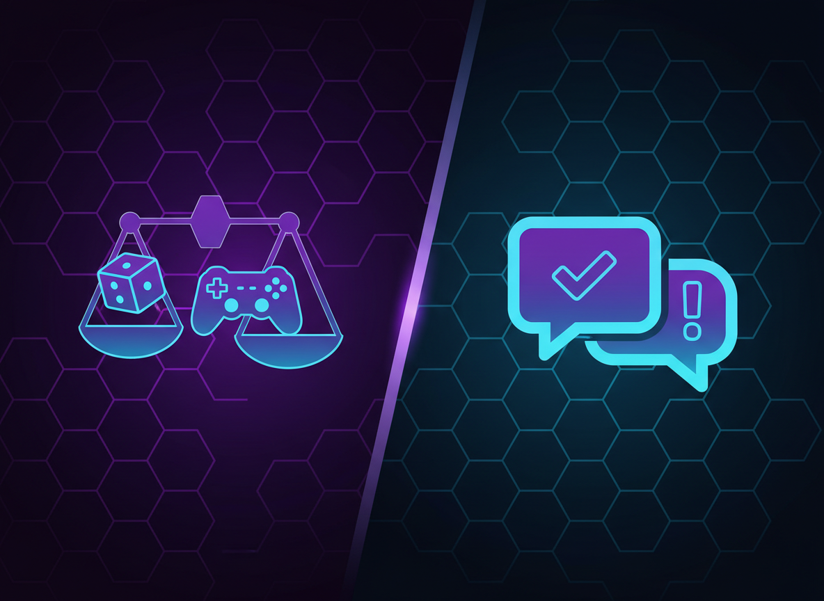 Scale comparing different Twitch chat-interactive game icons against each other